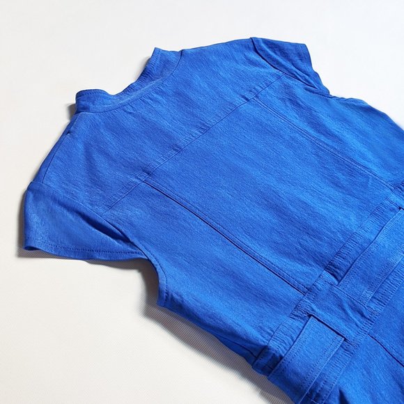 Helen Fashion blue knee-length tight casual dress - Picture 5 of 7